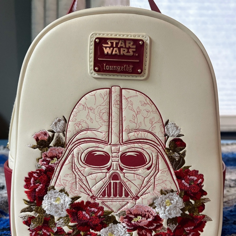 Loungefly Star Wars Darth Vader Floral Mini Backpack